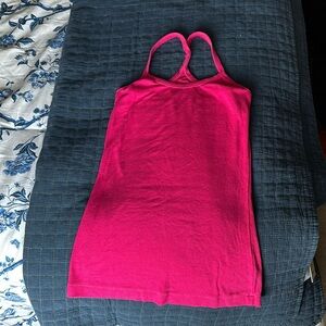 Set active ribbed scooped racer back tank